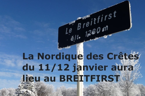 NORDIQUE DES CRETES 2025 déplacée au BREITFIRST